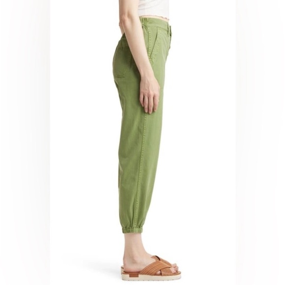Madewell Griff Twill Jogger Pants Faded Fern 26 NWT - Picture 7 of 8
